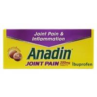 anadin joint pain 200mg tablets 16 tablets