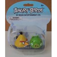 Angry Birds Collectible Figures Yellow Bird and Green Pig