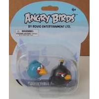 Angry Birds Collectible Figures Blue Bird and Black Bird