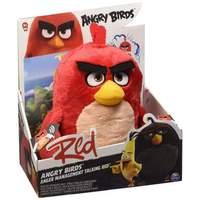 angry birds 12 inch talking plush toy red