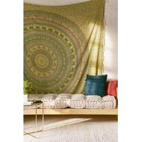 Animal Maze Tapestry, GREEN