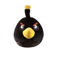 angry birds 8 inch plush with sound black