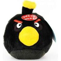 angry birds 5 inch plush with sound black