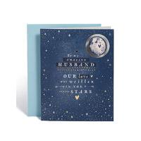 Anniversary Husband Moon Star Card