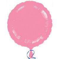 anagram 18 inch circle foil balloon pinkpink