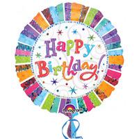 Anagram 18 Inch Circle Foil Balloon - Radiant Birthday