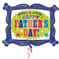 anagram supershape happy fathers day frame