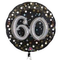 Anagram Supershape - Sparkling Birthday 60