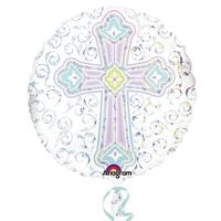 Anagram 18 Inch Circle Foil Balloon - Radiant Cross