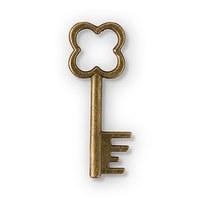 Antique Key Charm Style 1 - Clover