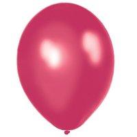 Antique Red Latex Balloons - Metallic (bag Of 50)