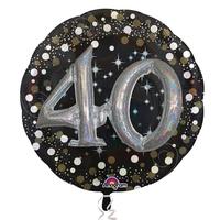 Anagram Supershape - Sparkling Birthday 40