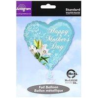 Anagram 18 Inch Heart Foil Balloon - Mothers Day Lily