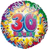 Anagram 18 Inch Met Foil Balloon - Birthday Explosion 30