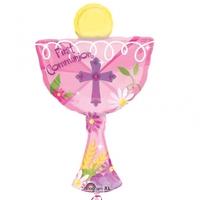 Anagram Supershape - 1st Communion Pink Chalice