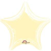 Anagram 19 Inch Star Foil Balloon - Ivory