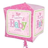 Anagram Supershape Cubez - Welcome Baby Girl Butterfly