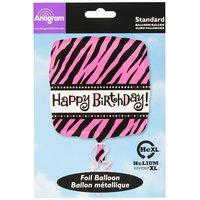 Anagram 18 Inch Square Foil Balloon - Oh So Fabulous Happy Birthday