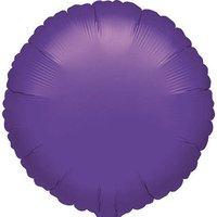 Anagram 18 Inch Circle Foil Balloon - Purple/purple