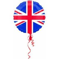 Anagram 18 Inch Circle Foil Balloon - Pride Passion Party Great Britain Flag