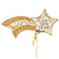 Anagram Supershape - Happy New Year Shooting Gold Star