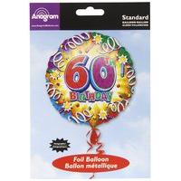 Anagram 18 Inch Met Foil Balloon - Birthday Explosion 60