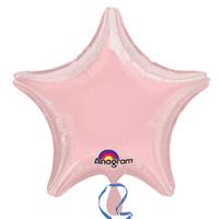 Anagram 19 Inch Star Foil Balloon - Pastel Pink