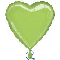 Anagram 18 Inch Heart Foil Balloon - Lime Green