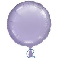 Anagram 18 Inch Circle Foil Balloon - Lilac/lilac