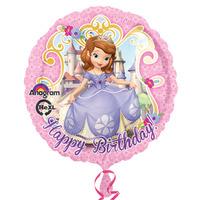 Anagram 18 Inch Circle Foil Balloon - Sofia Happy Birthday