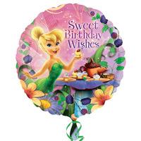 anagram 18 inch circle foil balloon tinker bell happy birthday