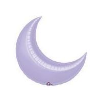anagram 10 inch crescent foil balloon lilac