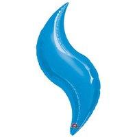 Anagram 36 Inch Curve Foil Balloon - Blue