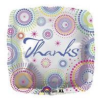 Anagram 18 Inch Circle Foil Balloon - Thanks Dots