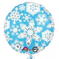 Anagram 18 Inch Christmas Foil Balloon - Snowflakes