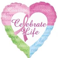 Anagram 18 Inch Foil Balloon - Celebrate Life