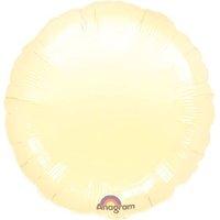 Anagram 18 Inch Circle Foil Balloon - Ivory