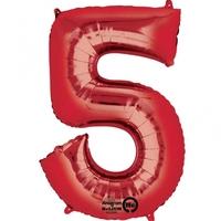 Anagram Supershape Number - 5 Red