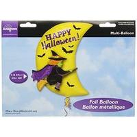 Anagram Multi Balloon Supershape - Witch & Moon