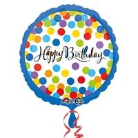 Anagram 18 Inch Circle Foil Balloon - Confetti Bash