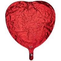 Anagram 18 Inch Heart Foil Balloon - Red/red