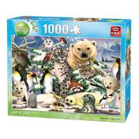 Animal World Arctic Life 1000 Piece Jigsaw Puzzle