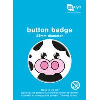 Animal Farm Cow 25mm Carded Badge