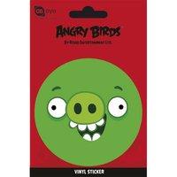 angry birds pig vinyl sticker 11x16cm