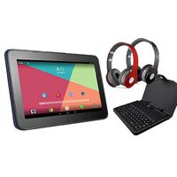 Android Tablet, Headphones & Keyboard Bundle