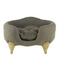 antoinette luxury dog bed in belgium charcoal medium