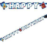 Angry Birds Party Letter Banner