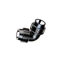 Angle coupling, 90 °, for installations, in various sizes