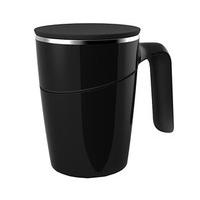 Anti-Spill Mug, Black, Polypropylene