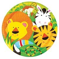 Animal Jungle Party Plates (Pack of 8)